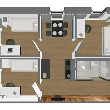 公寓式酒店 Timber One Boardinghouse 多尔芬