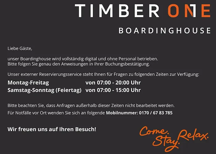 Timber One Boardinghouse Apart Otel