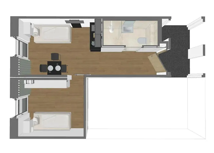 Timber One Boardinghouse Apart Otel
